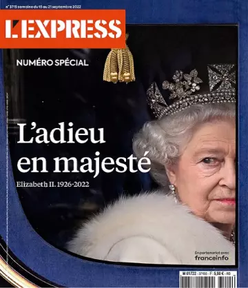 L’Express N°3715 Du 15 au 21 Septembre 2022  [Magazines]