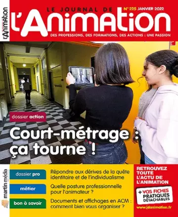 Le Journal De L’Animation N°225 – Janvier 2022  [Magazines]