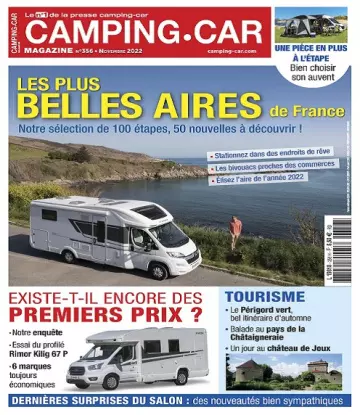 Camping-Car Magazine N°356 – Novembre 2022  [Magazines]