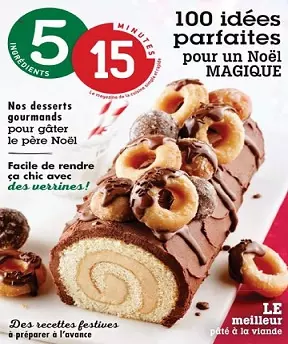 5 ingrédients 15 minutes – Décembre 2020  [Magazines]