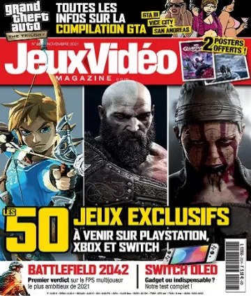 Jeux Vidéo Magazine N°250 – Novembre 2021  [Magazines]