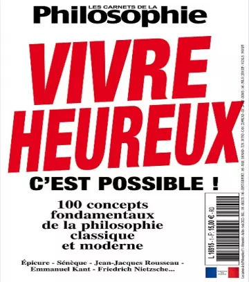 Les Carnets De La Philosophie N°1 – Juillet-Août 2022  [Magazines]