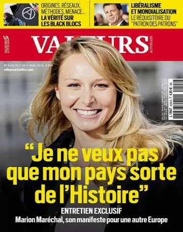 Valeurs Actuelles N°4298 Du 11 au 17 Avril 2019  [Magazines]