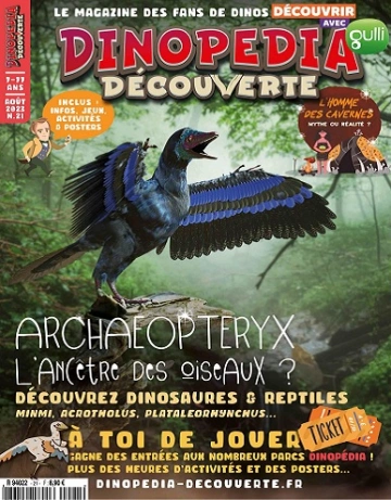 Dinopédia Découverte N°21 – Août 2023  [Magazines]