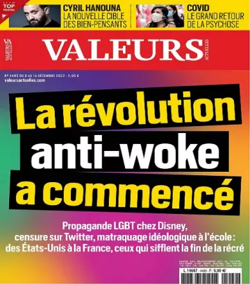 Valeurs Actuelles N°4489 Du 8 au 14 Décembre 2022  [Magazines]