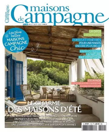 Maisons De Campagne N°119 – Juillet-Août 2019  [Magazines]