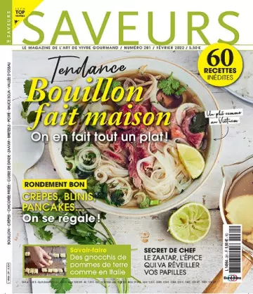 Saveurs N°281 – Février 2022  [Magazines]