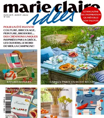 Marie Claire Idées N°151 – Juillet-Août 2022  [Magazines]