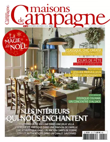 Maisons de Campagne - Novembre-Décembre 2019  [Magazines]