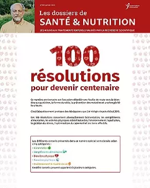 Les Dossiers de Santé et Nutrition N°100 – Janvier 2020  [Magazines]