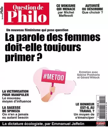 Question De Philo N°29 – Mars-Mai 2023  [Magazines]