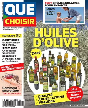 Que Choisir N°582 – Juillet-Août 2019  [Magazines]