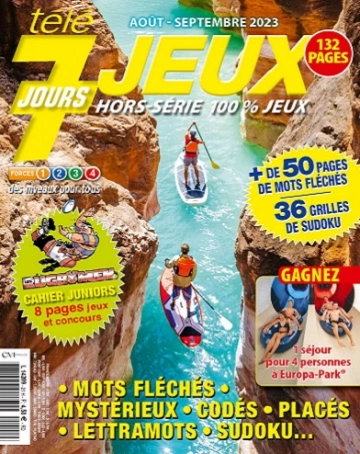 Télé 7 Jours Jeux Hors Série N°21 – Août-Septembre 2023  [Magazines]