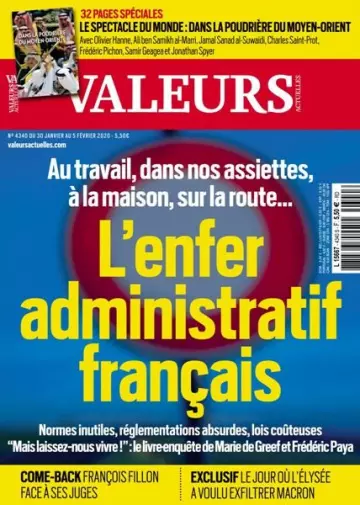 Valeurs Actuelles - 30 Janvier 2020  [Magazines]