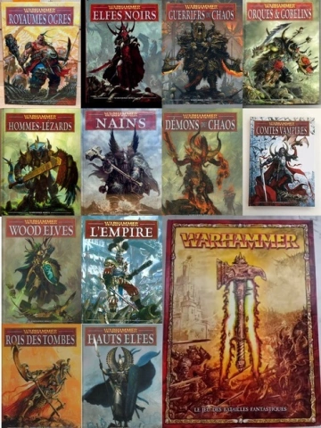 Warhammer Battle Livres d'Armées v8 Pack Complet  [Livres]