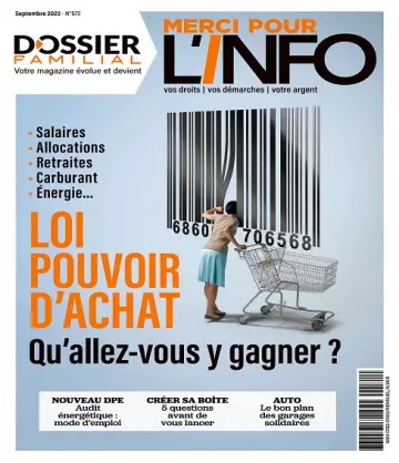 Dossier Familial N°572 – Septembre 2022  [Magazines]