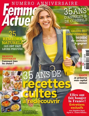 Femme Actuelle N°1828 - 7 au 13 Octobre 2019  [Magazines]