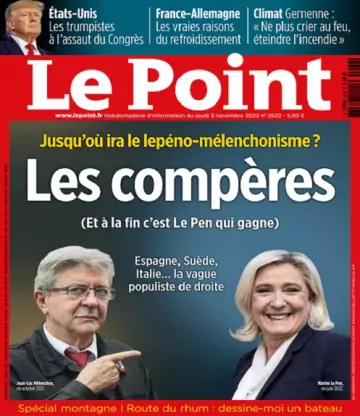 Le Point N°2622 Du 3 au 9 Novembre 2022  [Magazines]