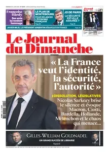 Le Journal du dimanche N.4040 - 20 Juin 2024  [Journaux]