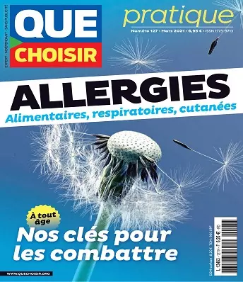 Que Choisir Pratique N°127 – Mars 2021  [Magazines]