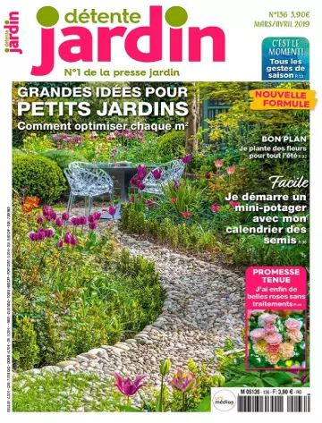 Détente Jardin N°136 – Mars-Avril 2019  [Magazines]