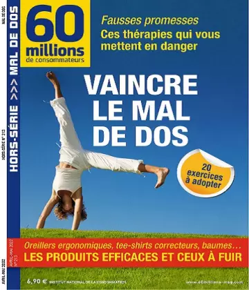 60 Millions De Consommateurs Hors Série N°213 – Avril-Mai 2022  [Magazines]