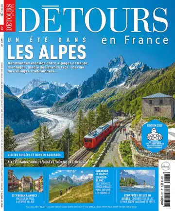 Détours en France N°217 – Juillet-Août 2019  [Magazines]