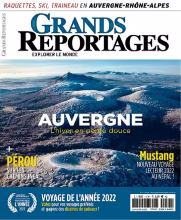 Grands Reportages N°496 – Janvier 2022  [Magazines]