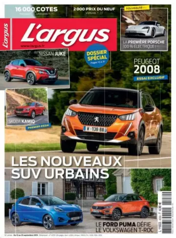 L’Argus - 12 Septembre 2019  [Magazines]