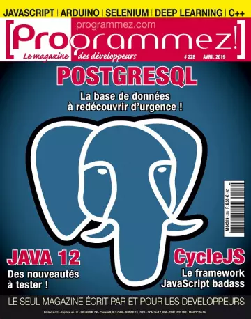 Programmez N°228 – Avril 2019  [Magazines]