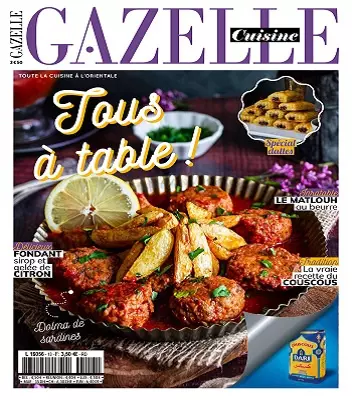 Gazelle Cuisine N°13 – Spécial Dattes 2021  [Magazines]