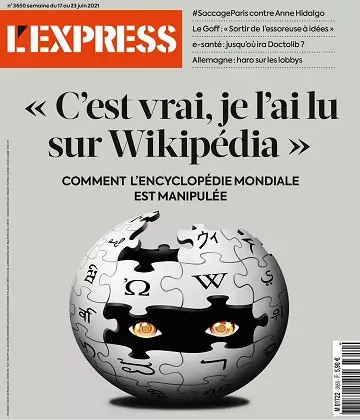 L’Express N°3650 Du 17 au 23 Juin 2021  [Magazines]