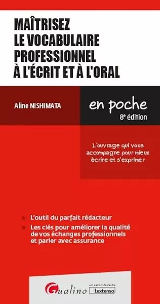 Maîtrisez le vocabulaire professionnel à l'écrit et à l'oral  [Livres]