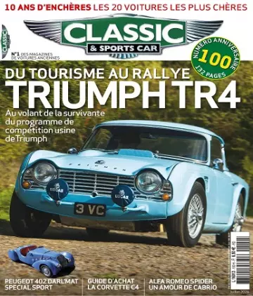 Classic et Sports Car N°100 – Juillet 2021  [Magazines]