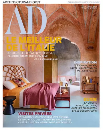 AD Architectural Digest N°153 – Mars-Avril 2019  [Magazines]