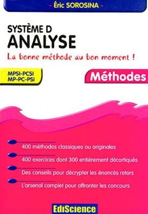 SYSTEME D, ANALYSE 2EME EDITION  [Livres]