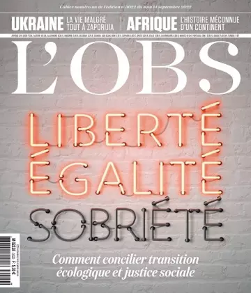 L’Obs N°3022 Du 8 au 14 Septembre 2022  [Magazines]