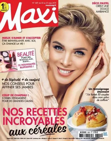 Maxi N°1691 Du 25 au 31 Mars 2019  [Magazines]