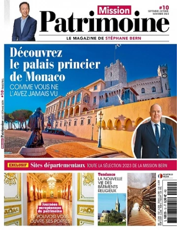 Mission Patrimoine N°10 – Septembre-Novembre 2023  [Magazines]