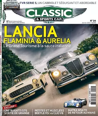 Classic et Sports Car N°94 – Janvier 2021  [Magazines]