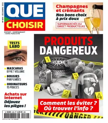 Que Choisir N°619 – Décembre 2022  [Magazines]