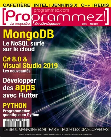 Programmez N°229 – Mai 2019  [Magazines]