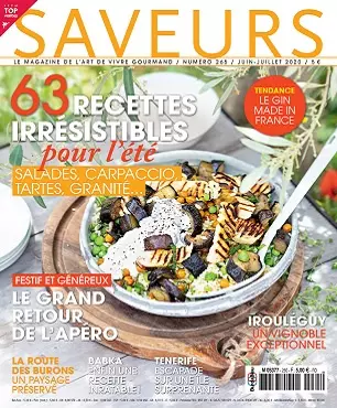 Saveurs N°265 – Juin-Juillet 2020  [Magazines]