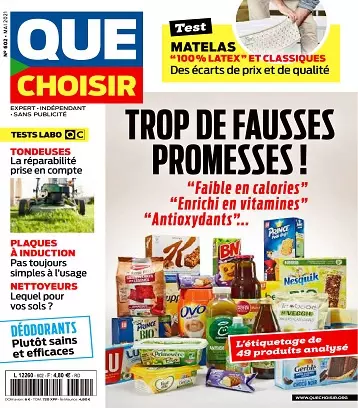 Que Choisir N°602 – Mai 2021  [Magazines]