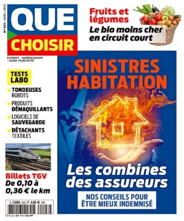 Que Choisir N°623 – Avril 2023  [Magazines]