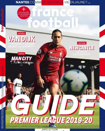 France Football N°3821 Du 13 Août 2019  [Magazines]