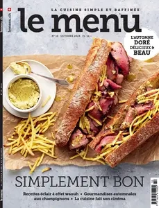 le menu Édition française - Octobre 2024  [Magazines]