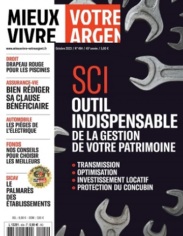 Mieux Vivre Votre Argent N°494 – Octobre 2023  [Magazines]