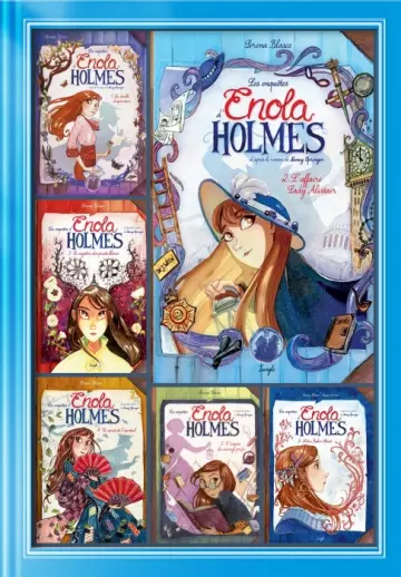 Les enquêtes d'Enola Holmes (T1 à T6)  [BD]