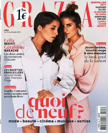 Grazia N°503 Du 16 Août 2019  [Magazines]